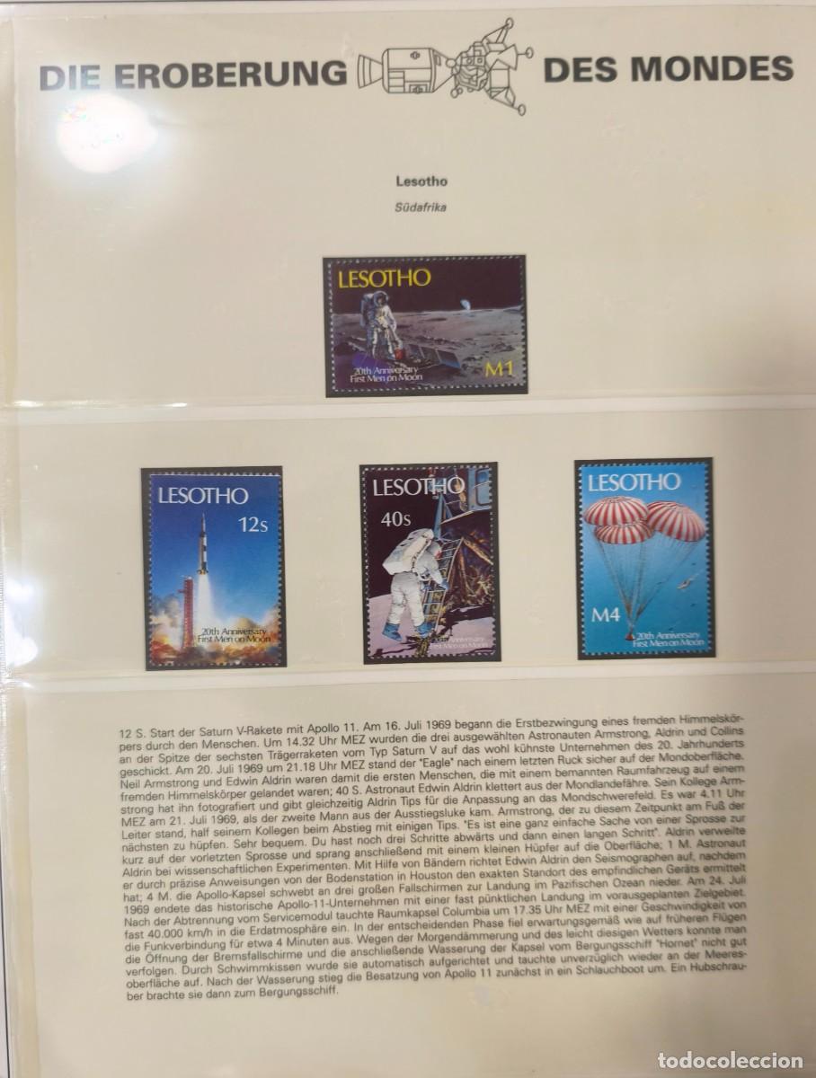 Sellos: ASTROFILATELIA. COLECCION DE SELLOS, HB Y ALGUN SOBRES APOLO 11.