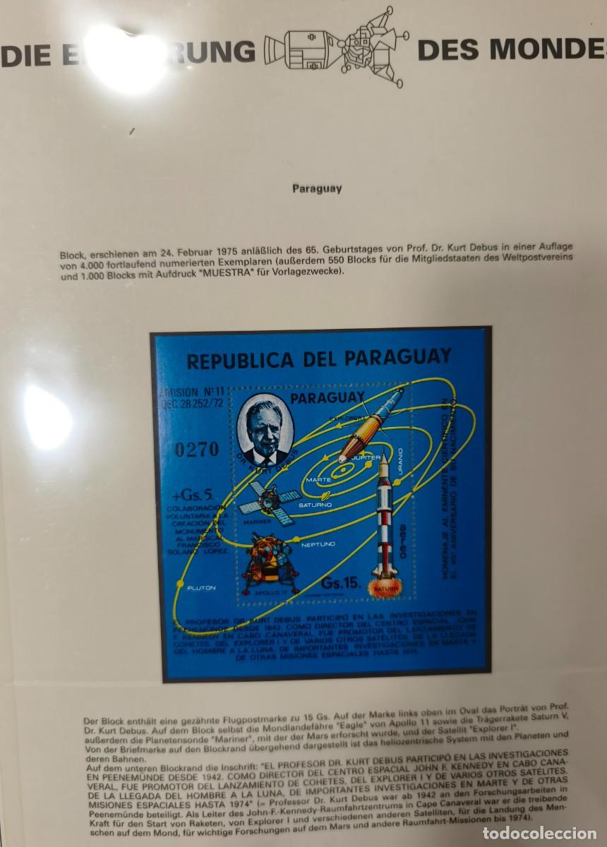 Sellos: ASTROFILATELIA. COLECCION DE SELLOS, HB Y ALGUN SOBRES APOLO 11.