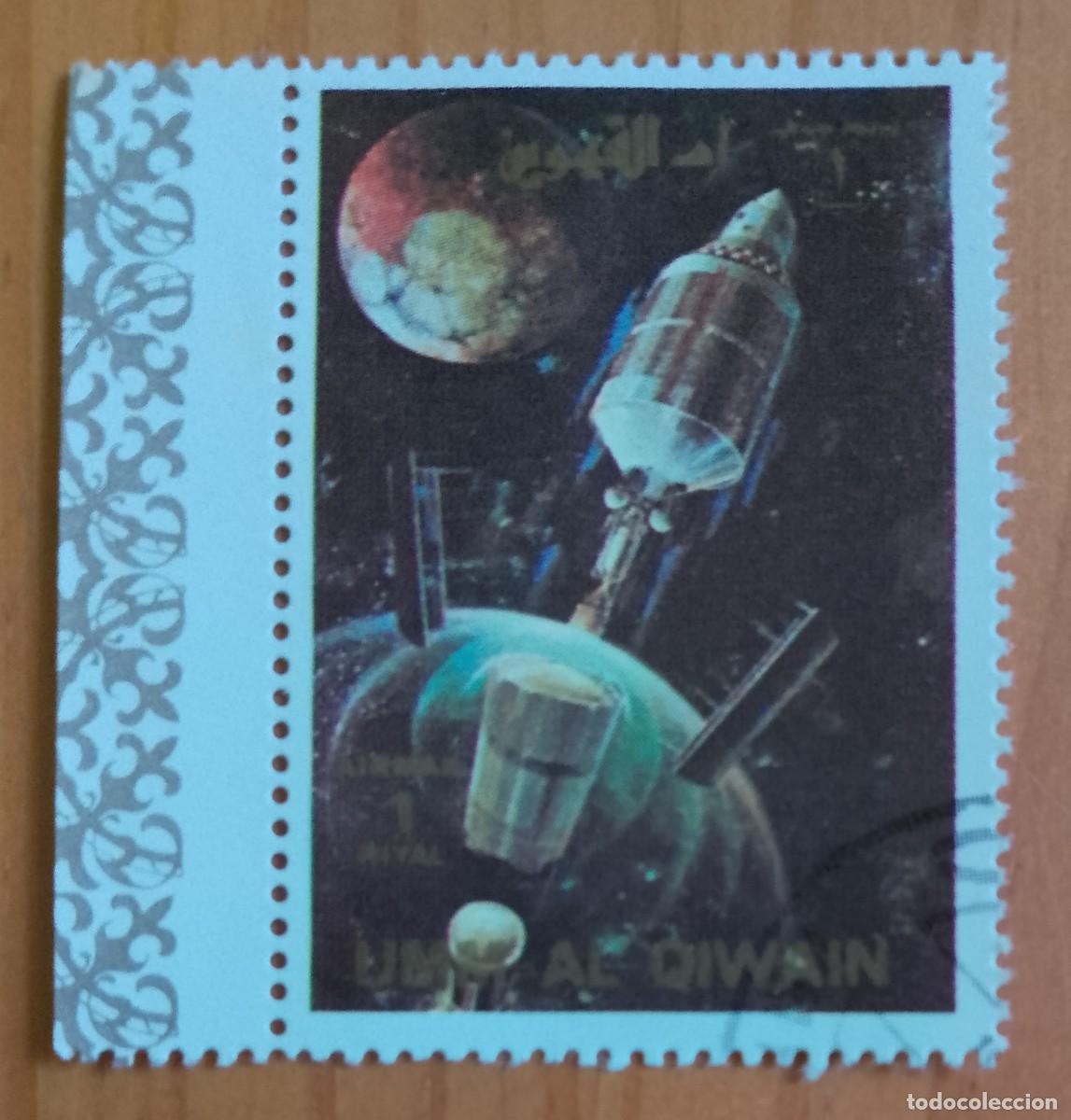 Stamps: UMM AL QIWAIN - V/F 1 RIYAL - CONQUISTA DEL ESPACIO - VER DESCRIPCI&Oacute;N