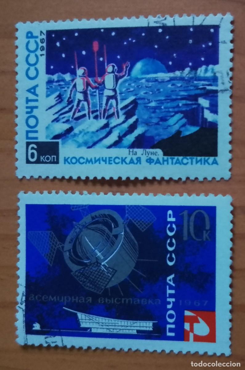 Briefmarken: RUSIA - LOTE CON 2 SELLOS - VER DESCRIPCI&Oacute;N