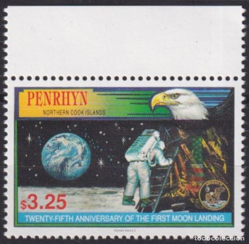 Timbres: F-EX63063 PENRHYN MNH 1994 SPACE COSMOS 25th APOLLO XI MANNED MOONLANDING.