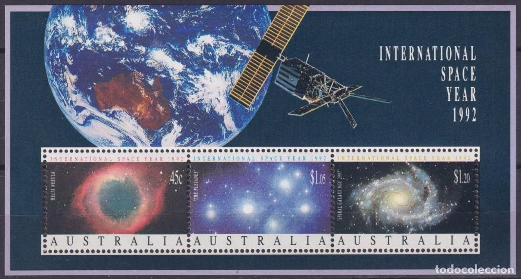 Timbres: F-EX61850 AUSTRALIA MNH 1992 INTERNATIONAL SPACE YEAR PLANET COSMOS NEBULA.
