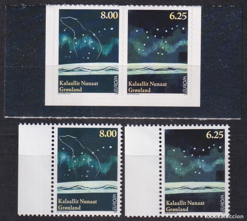 Stamps: F-EX63115 GREENLAND GRONLAND MNH 2009 EUROPA ASTRONOMY STAR SPACE.