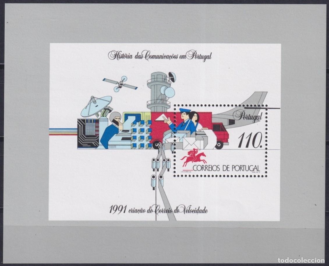 Sellos: F-EX59895 PORTUGAL MNH 1991 HISTORY OF COMMUNICATIONS AIRMAIL AVION RADAR.