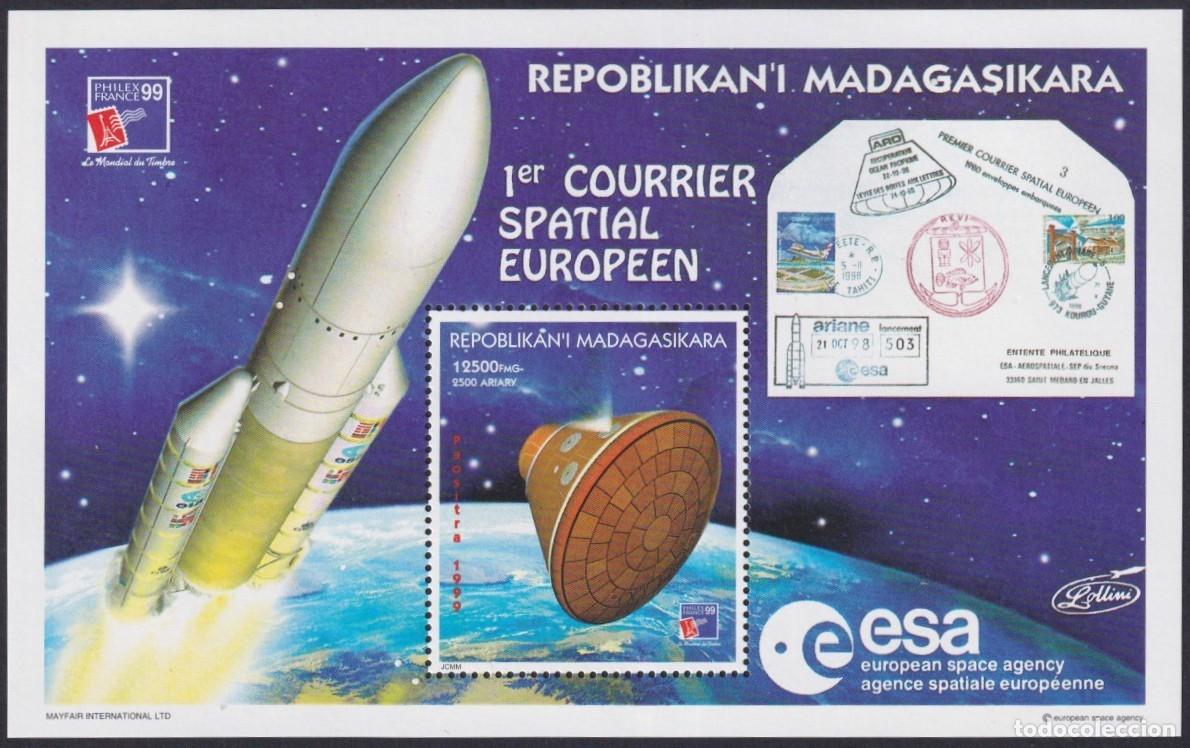 Timbres: F-EX62451 MADAGASCAR MNH 2000 SPACE COSMOS EXPLORATION ROCKET SATELLITE.