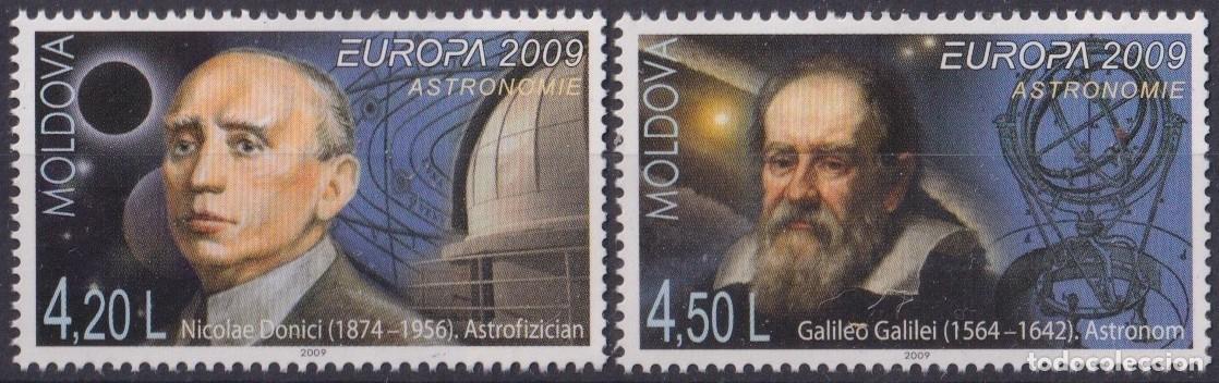 Briefmarken: F-EX63212 MOLDOVA MNH 2009 EUROPA ASTRONOMY YEAR GALILEO DONICI SPACE.
