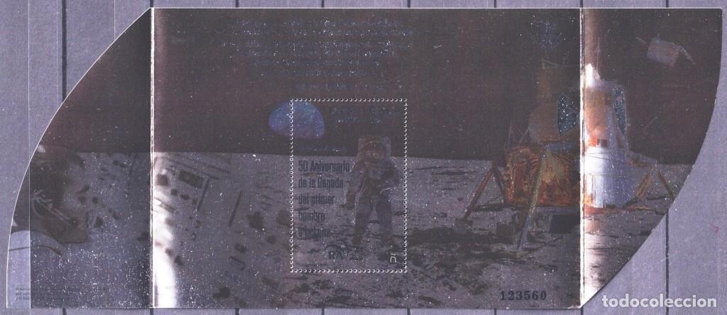 Briefmarken: F-EX63784 ESPA&Ntilde;A SPAIN MNH 2019 SPECIAL FORMAT MANNED MOON LANDING SPACE COSMOS.