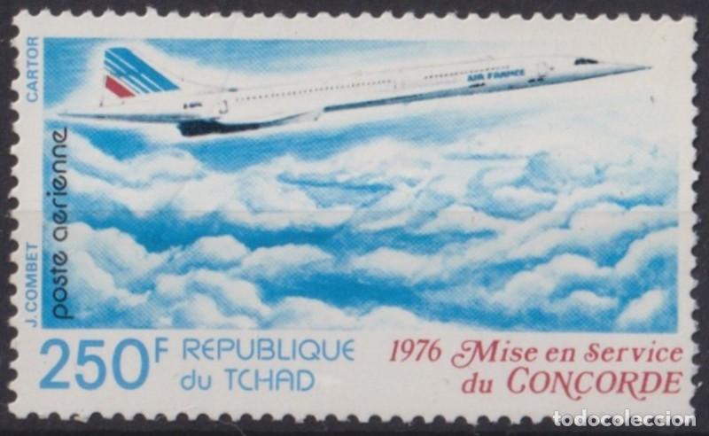Briefmarken: F-EX56257 CHAD TCHAD MNH 1976 CONCORDE AIRPLANE AVION.