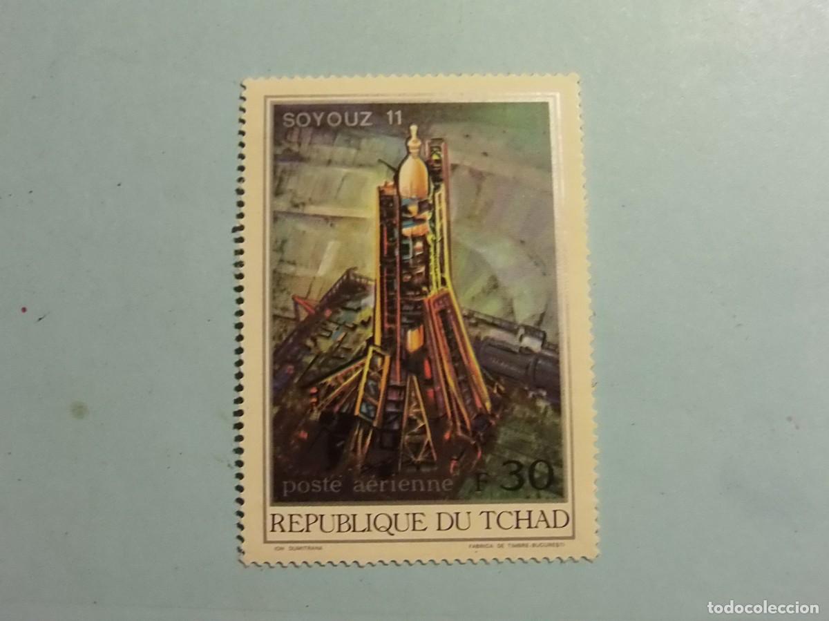 Sellos: REP. DEL CHAD 1972 - ESPACIO - SOYUZ 11.