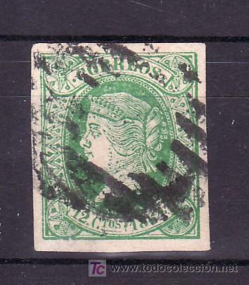 Sellos: espa&ntilde;a   65 usada, matasello parrilla - Foto 1