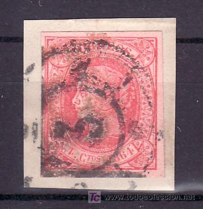 Sellos: espa&ntilde;a   64 usada, matasello rueda de carreta, - Foto 1