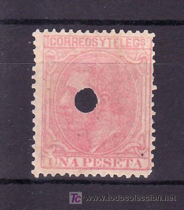 Sellos: espa&ntilde;a  207T taladrado - Foto 1