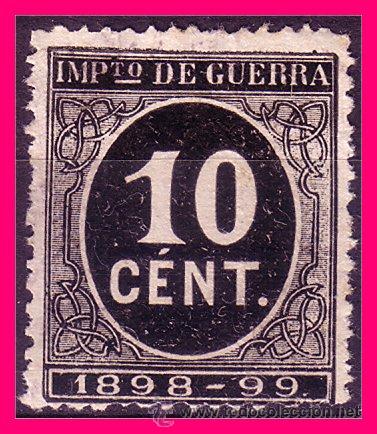 Sellos: 1898 Cifras, Edifil n&ordm; 237 (*) - Foto 1