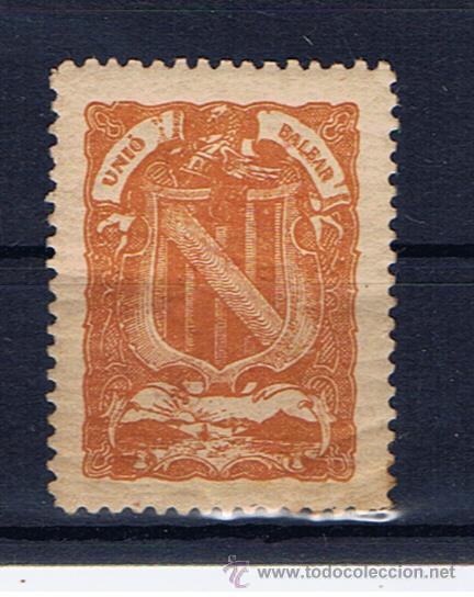 Sellos: unio balear ocre NUEVO* - Foto 1