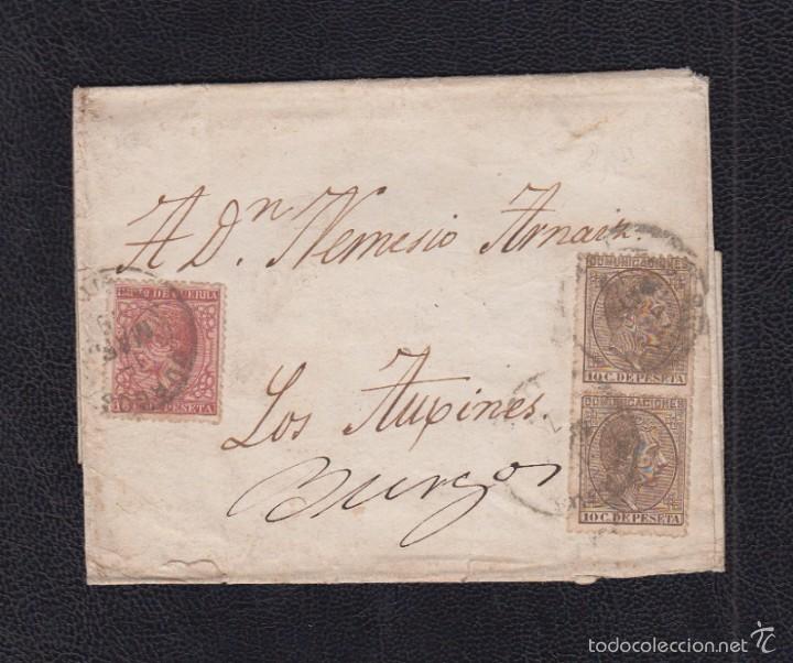 Sellos: 1879.- BURGOS INTERIOR - Foto 1