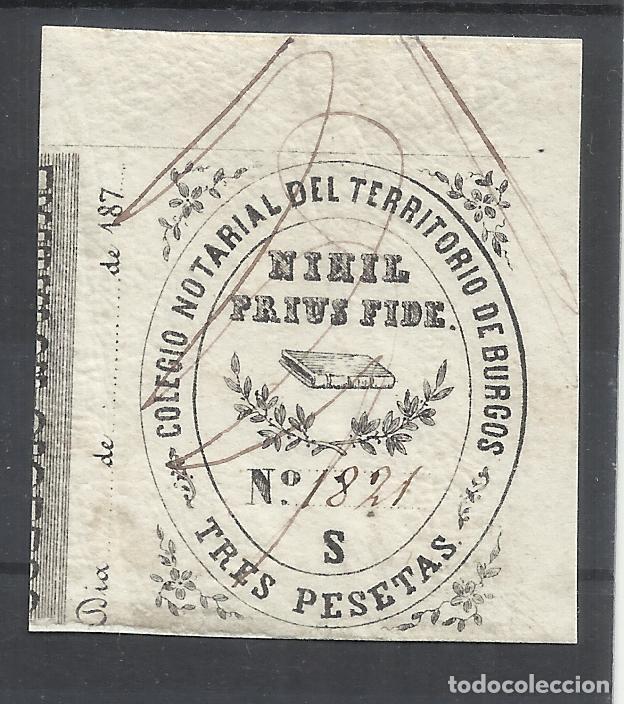 Sellos: COLEGIO NOTARIAL DE BURGOS 3 PTS - Foto 1