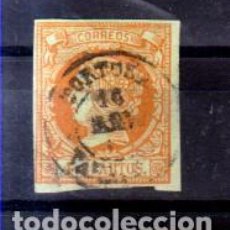 Sellos: 1860 EDIFIL 52 4CU ISABEL II MATASELLOS TORTOSA TARRAGONA TIPO II. Lote 400276689