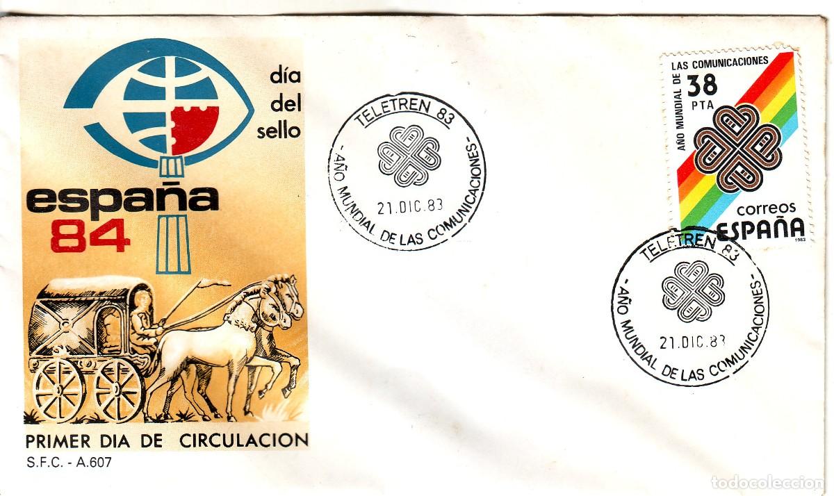 Sellos: SOBRES PRIMER D&Iacute;A ESPA&Ntilde;A 84 - Foto 1