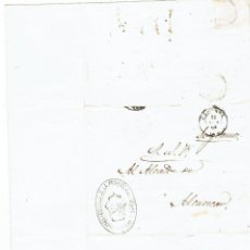 Sellos: FA7998. HISTORIA POSTAL. 1863, CARTA DEL SERVICIO NACIONAL CIRCULADA DE CACERES A ALCUESCAR