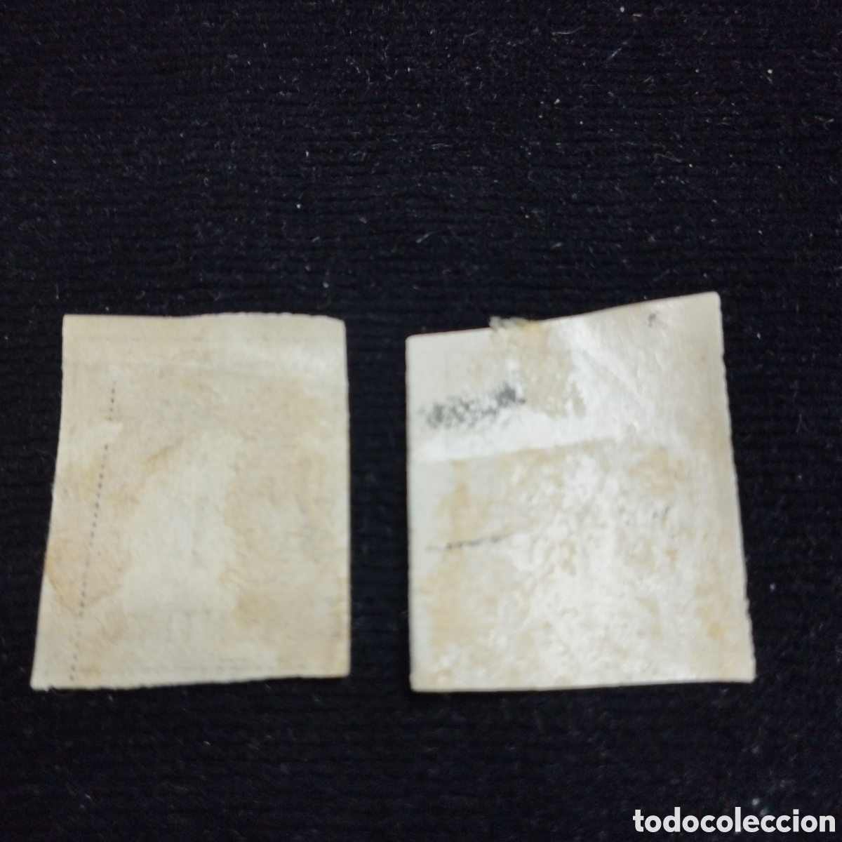 Sellos: Pareja de sellos, 1 c&eacute;ntimo. Usados. - Foto 4