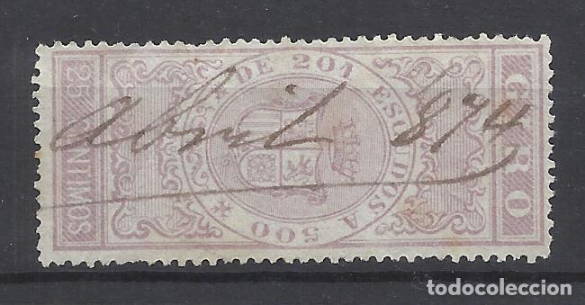 Sellos: Giro 25 CENTIMOS USADO 1874 - Foto 1