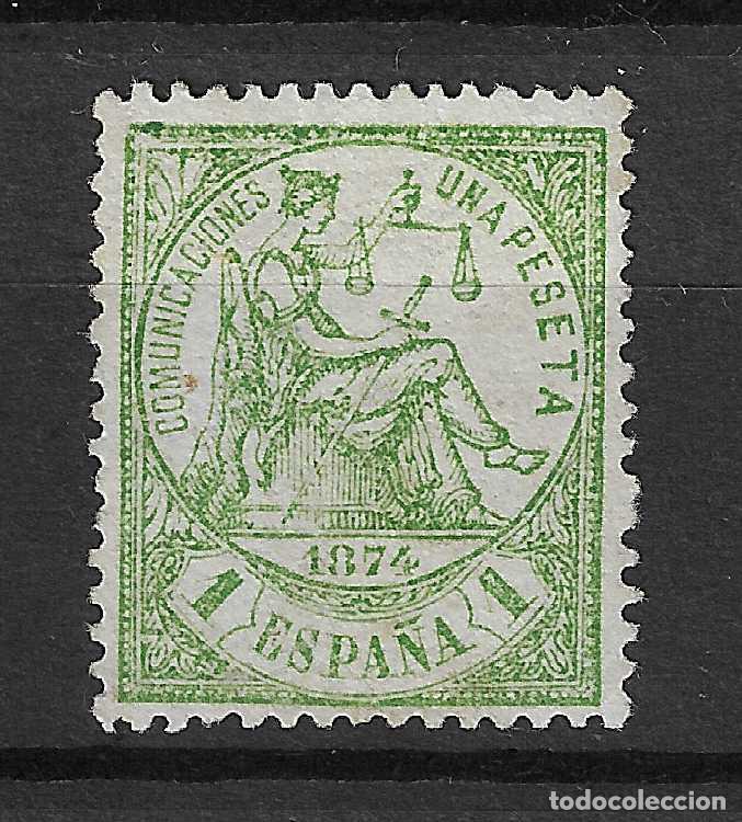 Sellos: 1874 ALEGORIA DE LA JUSTICIA EDIFIL 150* NUEVO