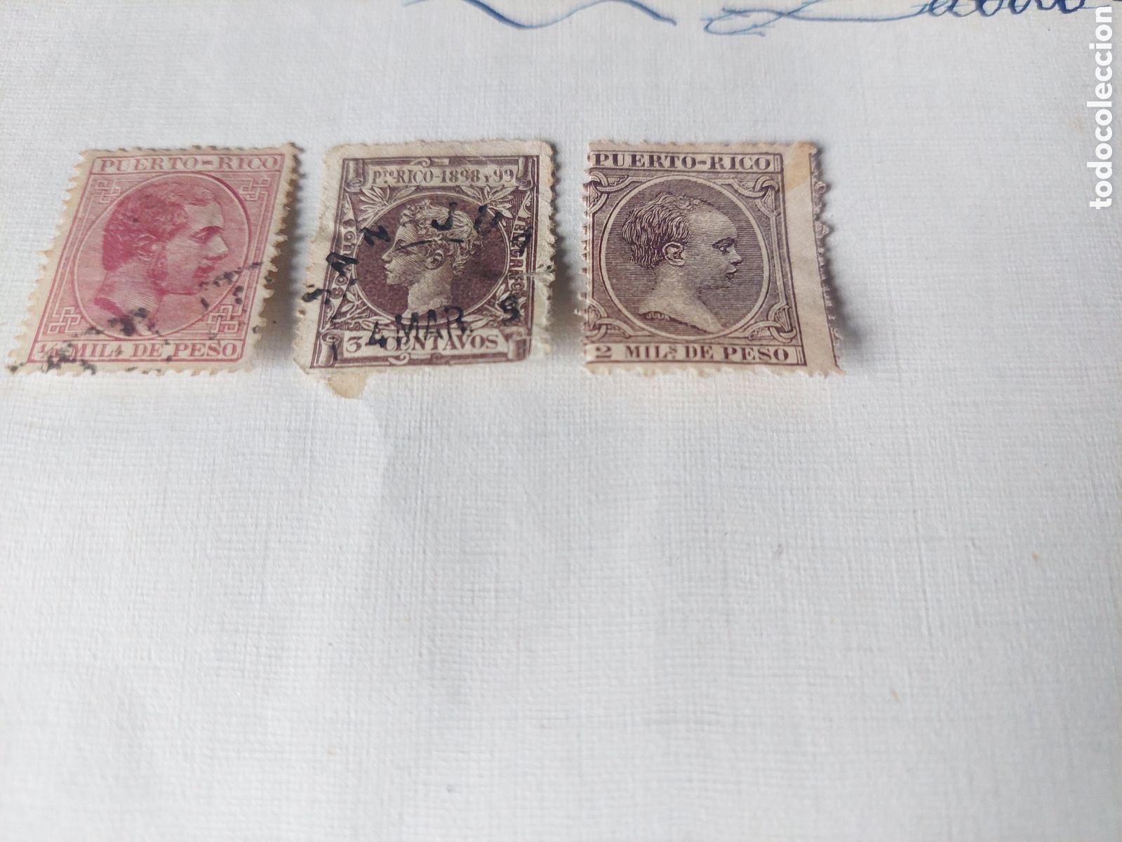 Sellos: PUERTO RICO EDIFIL ESPA&Ntilde;A ALFONSO XII/XIII REY ESPA&Ntilde;A CHARNELA