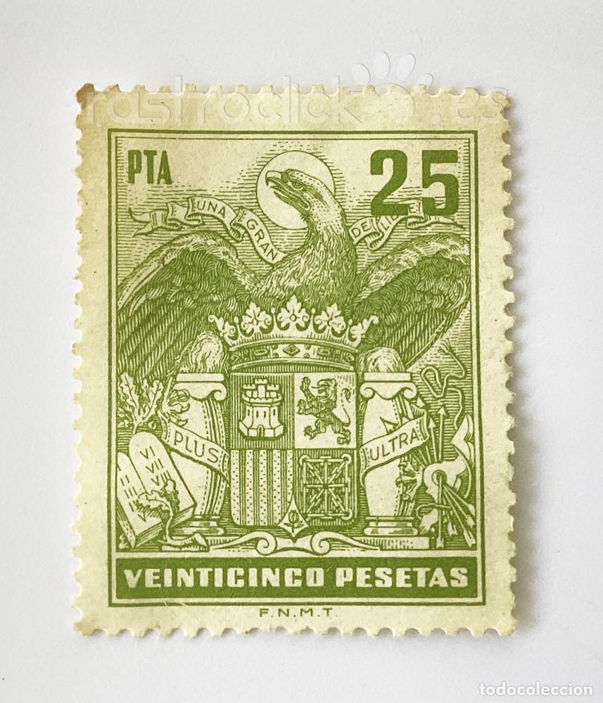 Sellos: Sello Timbre m&oacute;vil de 25 pesetas