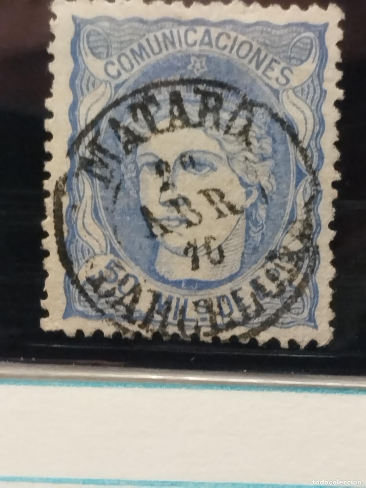 Timbres: JT - ESPA&Ntilde;A - EDIFIL 107. FECHADOR DE MATARO. BARCELONA. TIPO II. LUJO.