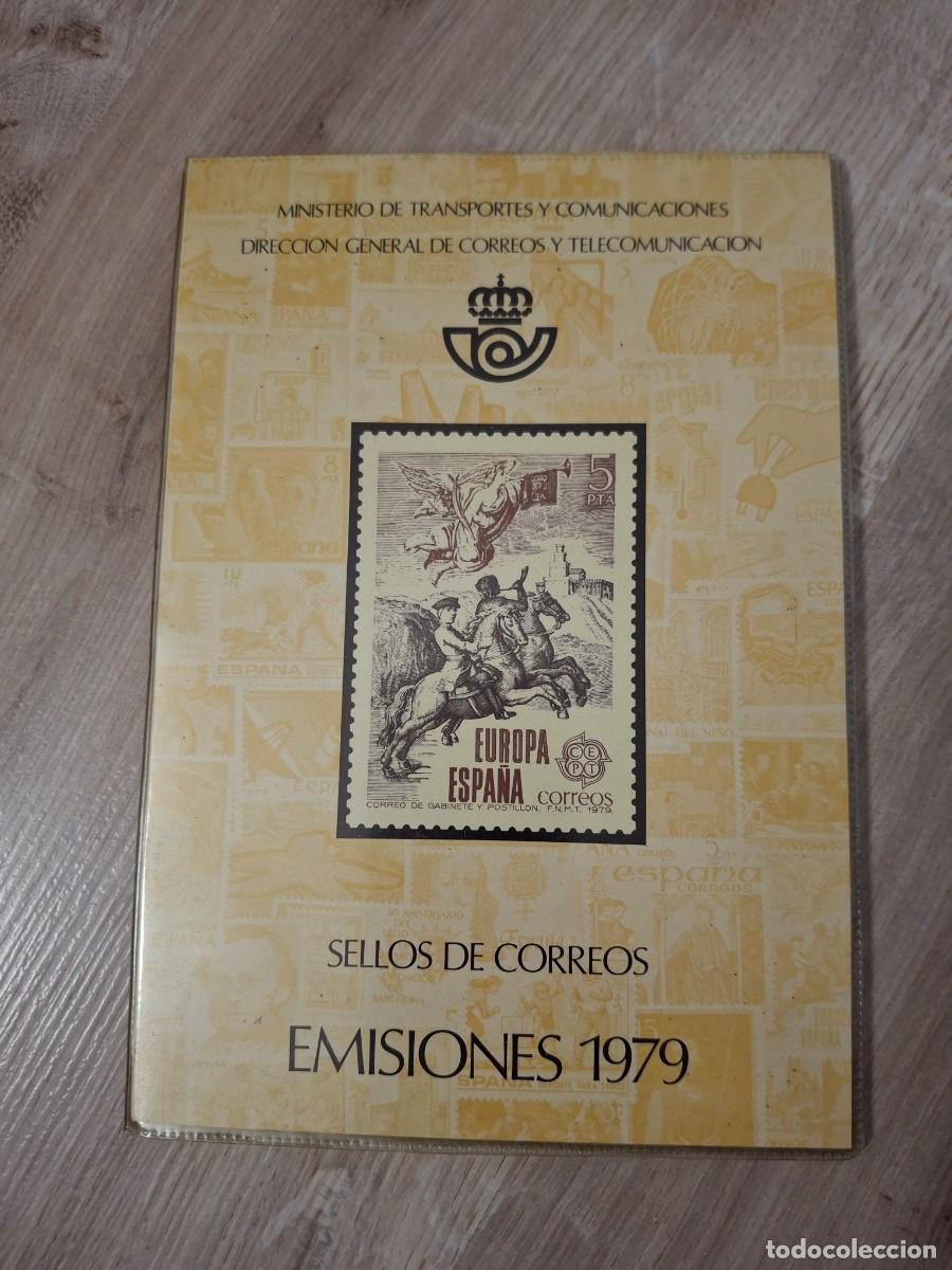 Sellos: M153 Carpetilla Correos Sellos Espa&ntilde;a emisiones conmemorativas a&ntilde;o 1979