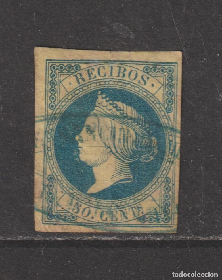 Sellos: Espa&ntilde;a 1862 - Isabel II, Galvez 8a usado, matasellado con bonito matasellos