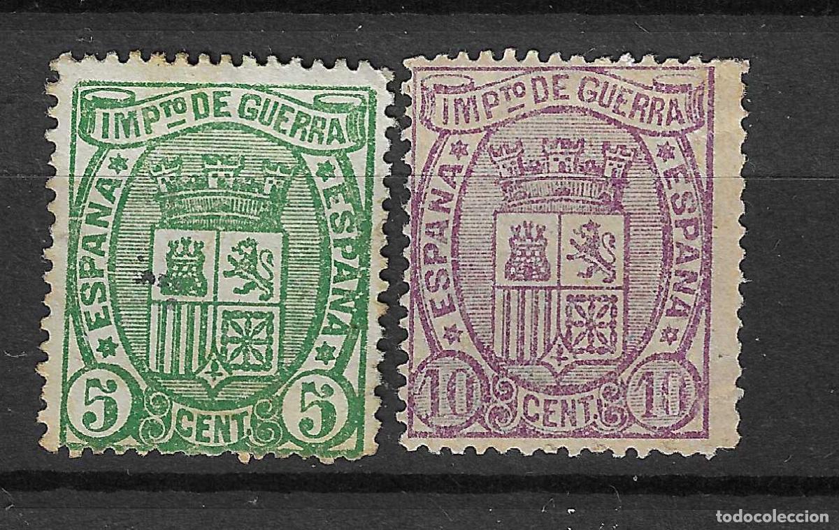 Timbres: 1875 ESCUDO DE ESPA&Ntilde;A EDIFIL 154/5* NUEVOS