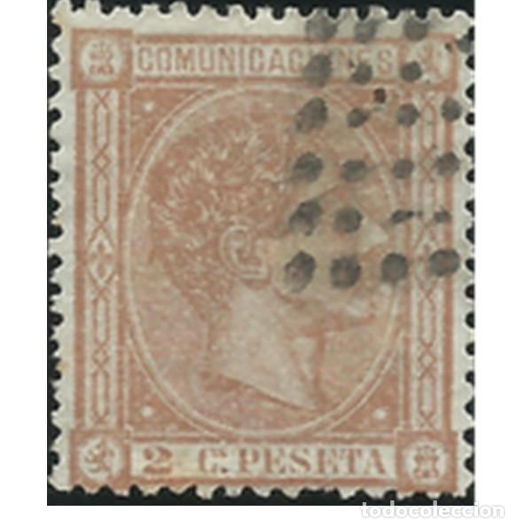 Sellos: Edifil 162 AUTENTICO usado &ordm; Espa&ntilde;a 1875 Alfonso XII