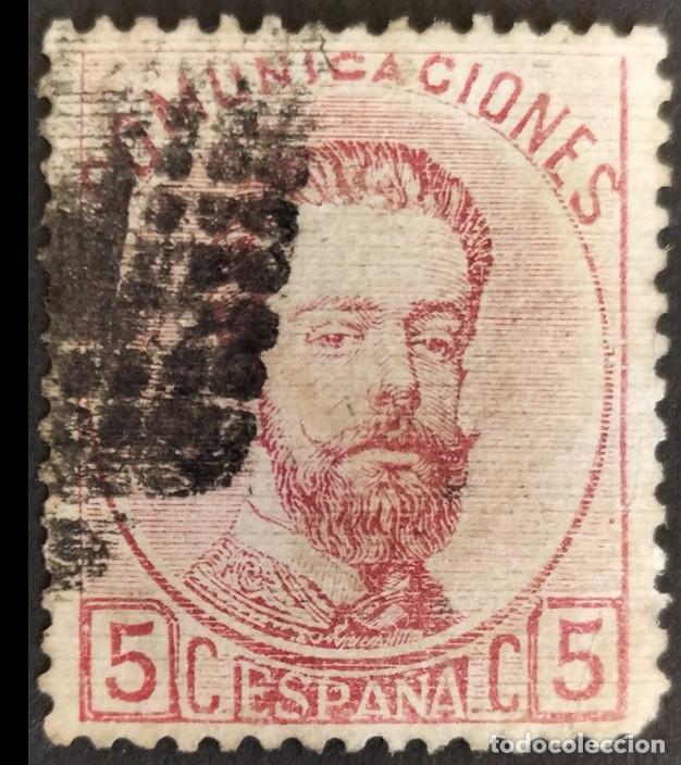 Sellos: Edifil 118 AUTENTICO USADO Espa&ntilde;a 1872 Alfonso XII