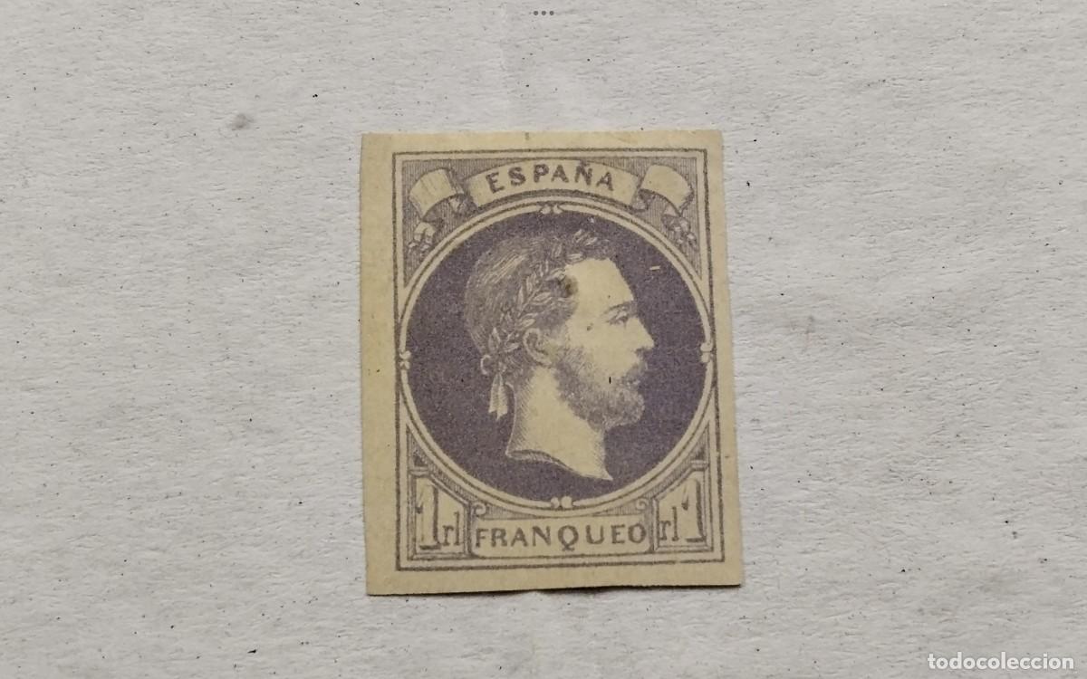 Francobolli: ESPA&Ntilde;A -1874 - CARLOS VII - EDIFIL 158 - MH* -NUEVO - CON CERTIFICADO COMEX