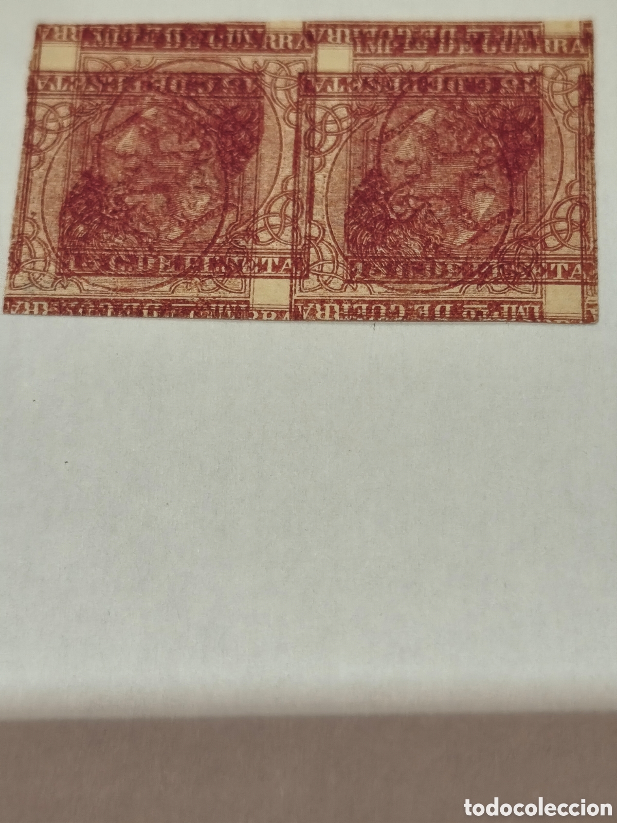 Francobolli: Pareja de sellos del n 188 nuevos** maculatura alto valor 15 cts carm&iacute;n ,** ver imagenes