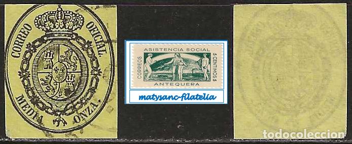 Briefmarken: ESPA&Ntilde;A 1855. EDIFIL 35 &rdquo;ESCUDO DE ESPA&Ntilde;A&rdquo;. USADO. L1.