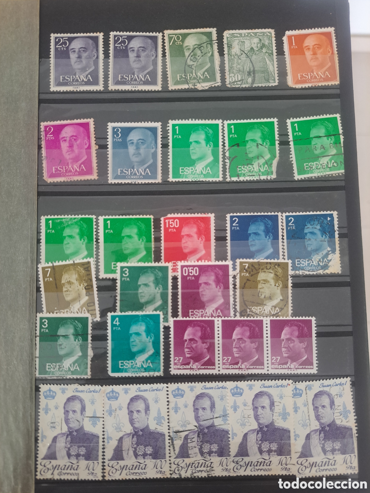 Sellos: Lote sellos Espa&ntilde;a Juan Carlos I