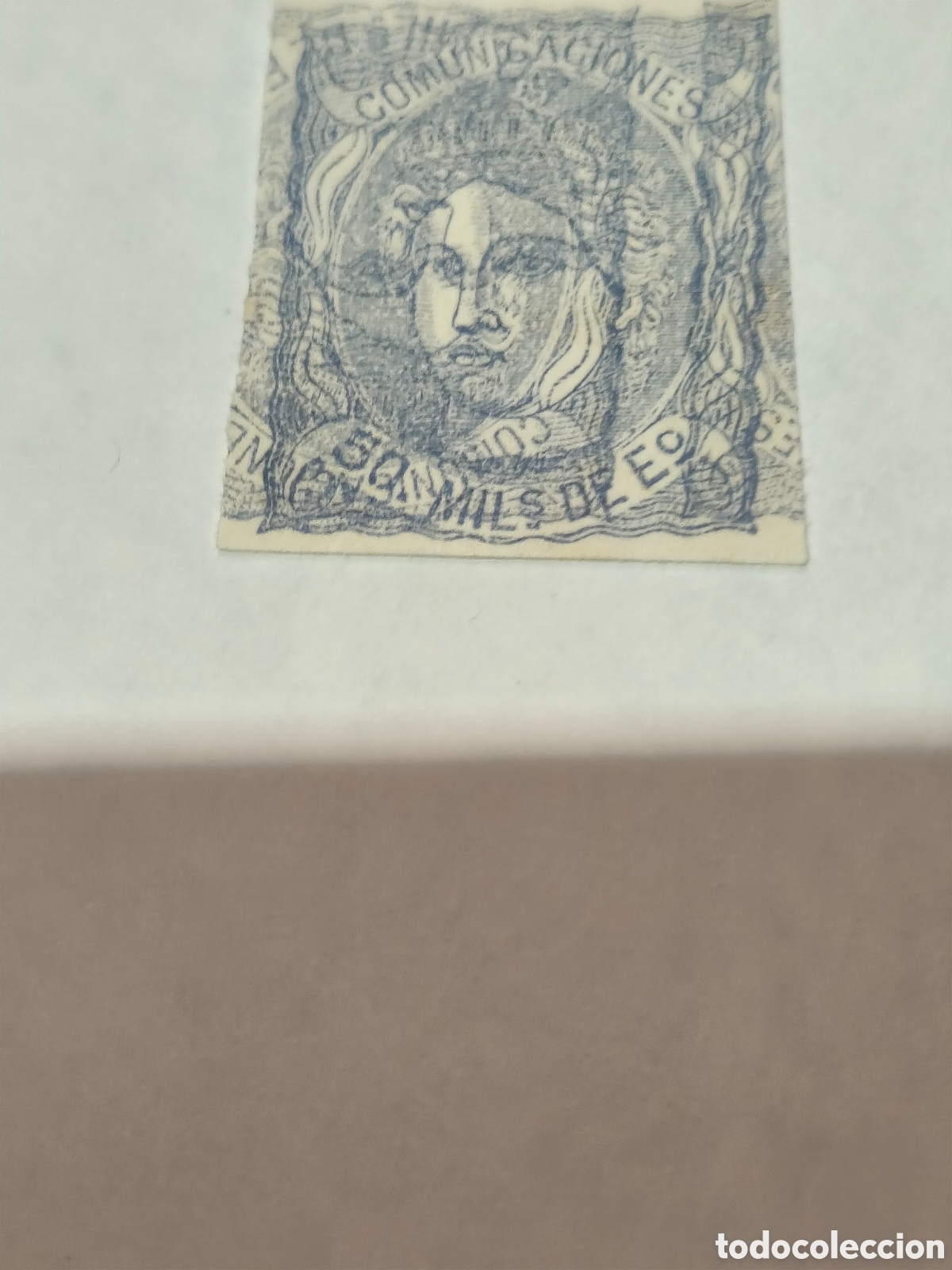 Timbres: Sello cl&aacute;sico de Espa&ntilde;a n 107 maculatura nuevo ,50 cts azul ver im&aacute;genes ocasi&oacute;n