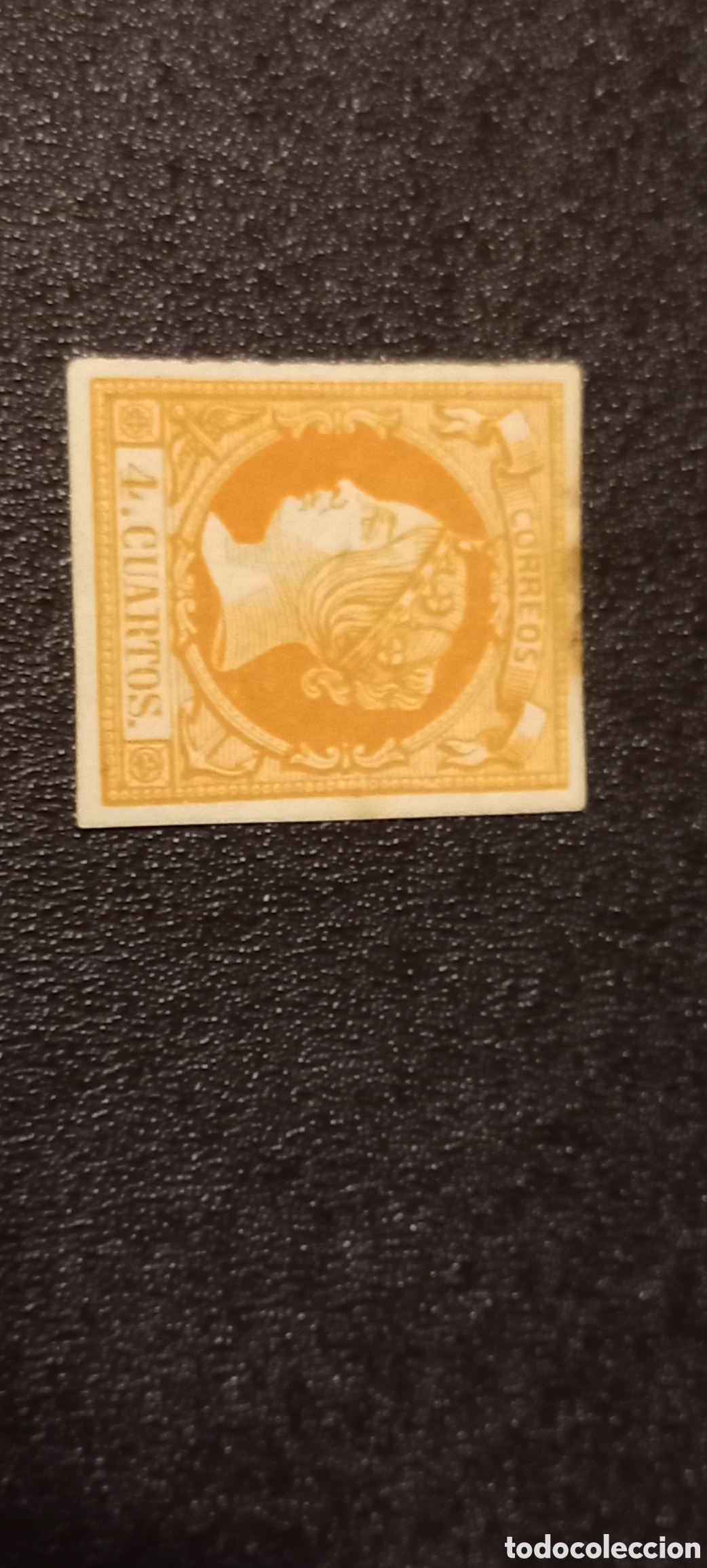 Sellos: SELLO ESPA&Ntilde;A A&Ntilde;O 1860 EDIFIL 52 SELLO ORIGINAL EN NUEVO VALOR 58&euro;