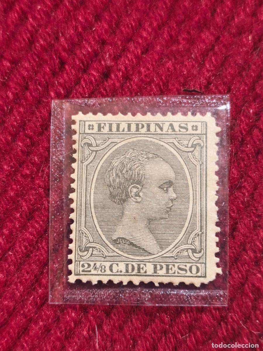 Sellos: Sellos filipinas 2 4/8 de peso