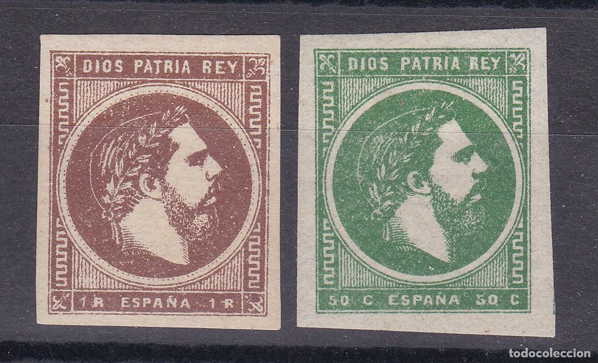 Selos: AA8-Cl&aacute;sicos Carlistas Edifil 160/61 Nuevos * LUJO