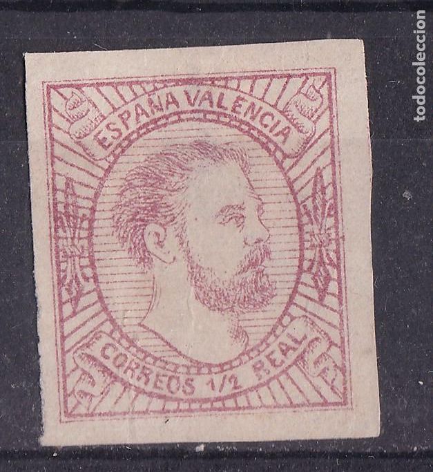 Sellos: AA17-Cl&aacute;sicos CARLISTA Edifil 159 Nuevo (*) Sin Goma