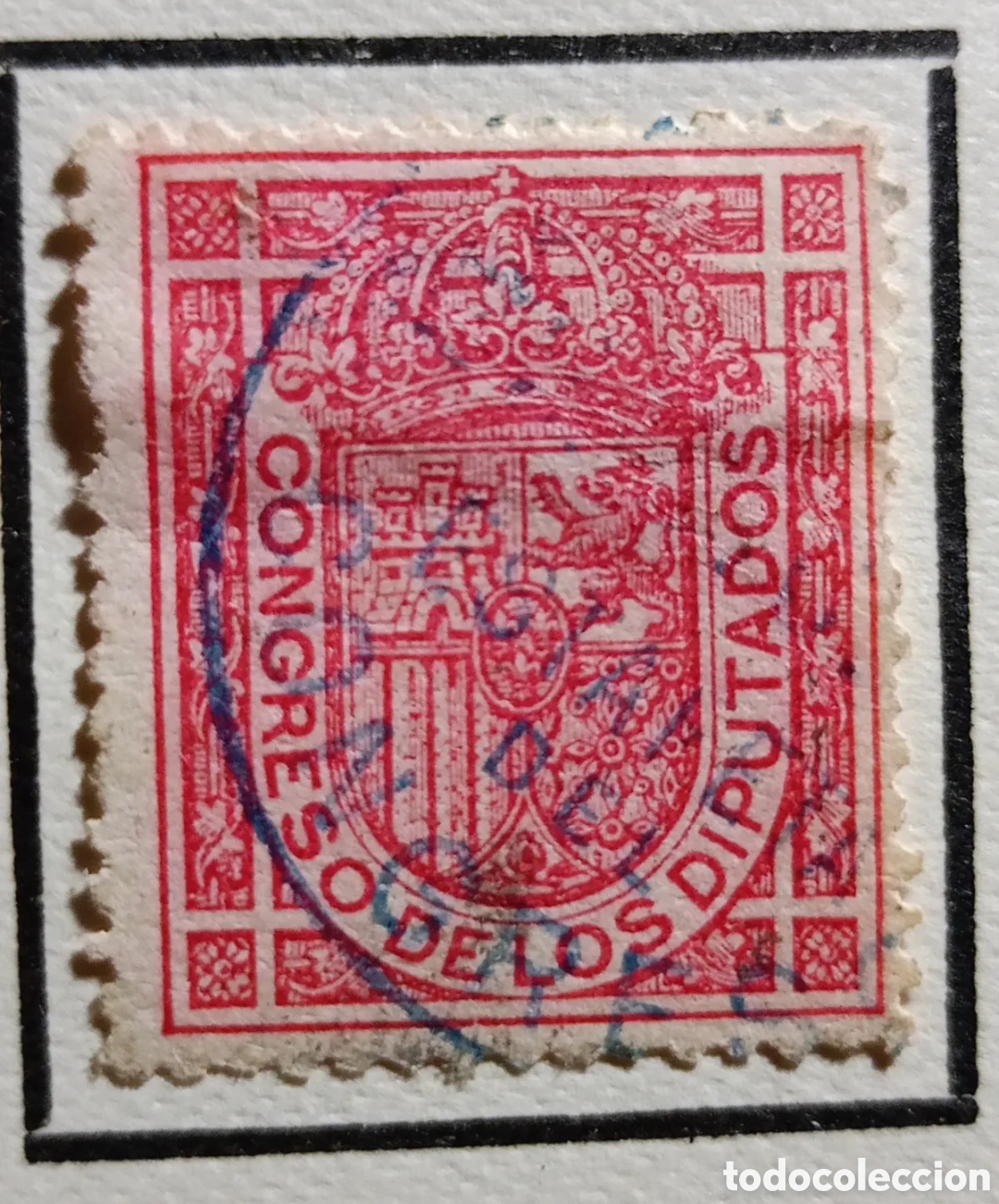 Briefmarken: Sello del Escudo de Espa&ntilde;a. Edifil 230 1896-98
