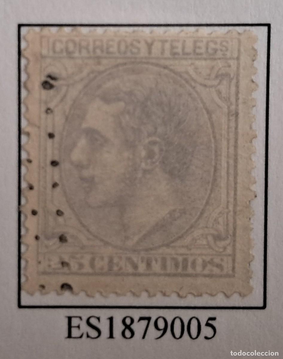 Sellos: Sello de Espa&ntilde;a usado, 1879 Alfonso XII 25 cent. de peseta Edifil 204