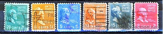 Timbres: EE.UU.- PERSONAJES -6-