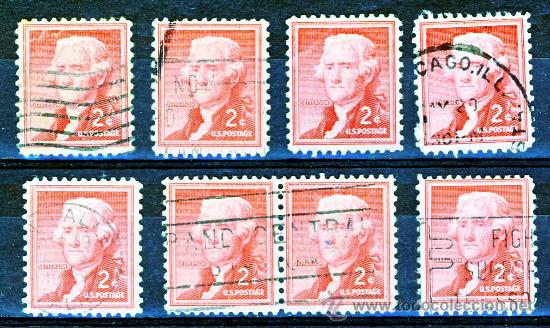 Timbres: EE.UU.- JEFFERSON.-(2)