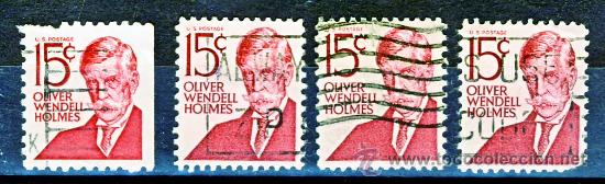 Timbres: EE.UU.- OLIVER WENDELL HOLMES.-