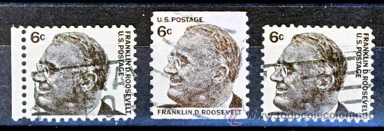 Sellos: EE.UU.- ROOSEVELT.-(2)