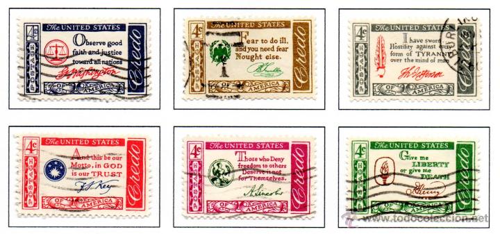 Sellos: USA.- SELLO MICHELL N&ordm; 766/71, EN USADOS